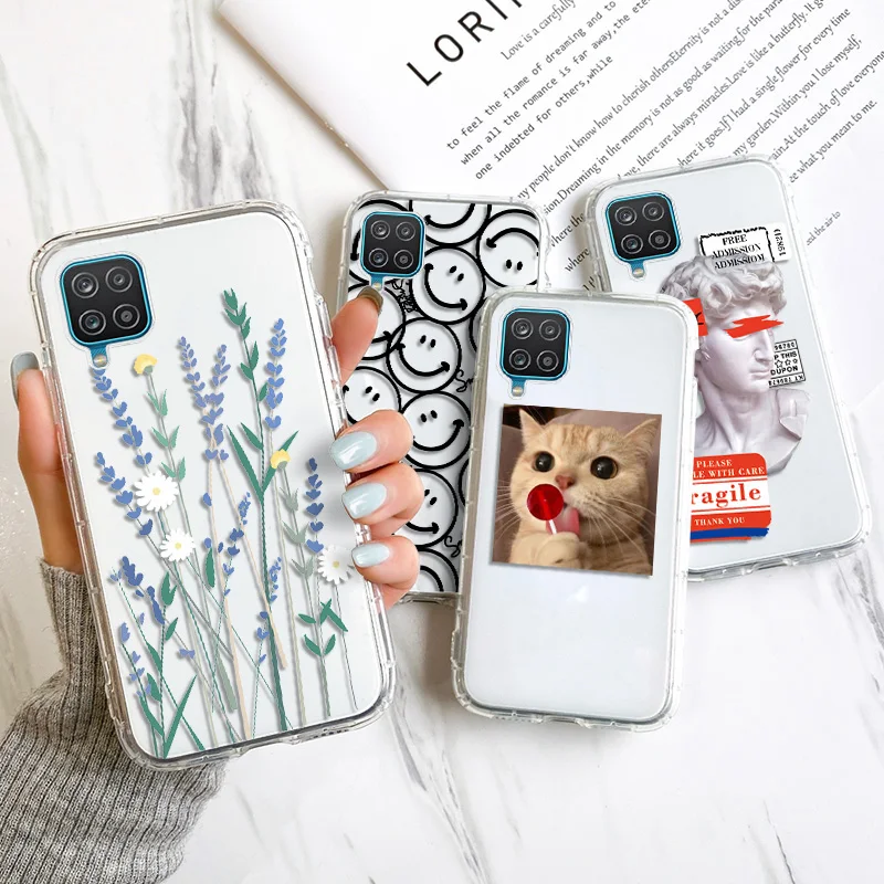 

A52s 5G Cases For Samsung Galaxy A12 Case A51 A32 A52 A31 A21S S21 Ultra S20 FE Plus A72 A71 A 12 Soft TPU Silicon Funda Covers