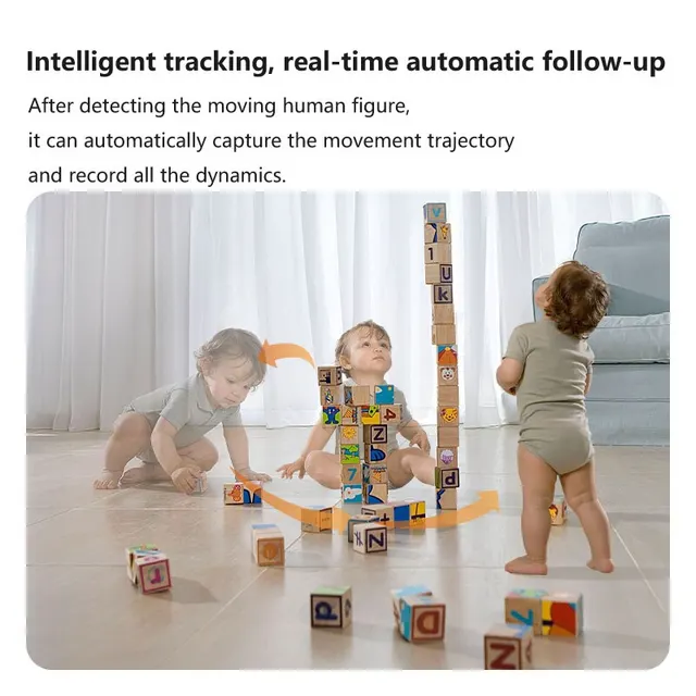 Indoor Security Camera Ranger SE 2MP 4MP AI Human Detect Camera Surveillance Wireless IP 4X Digital Zoom Camera 4