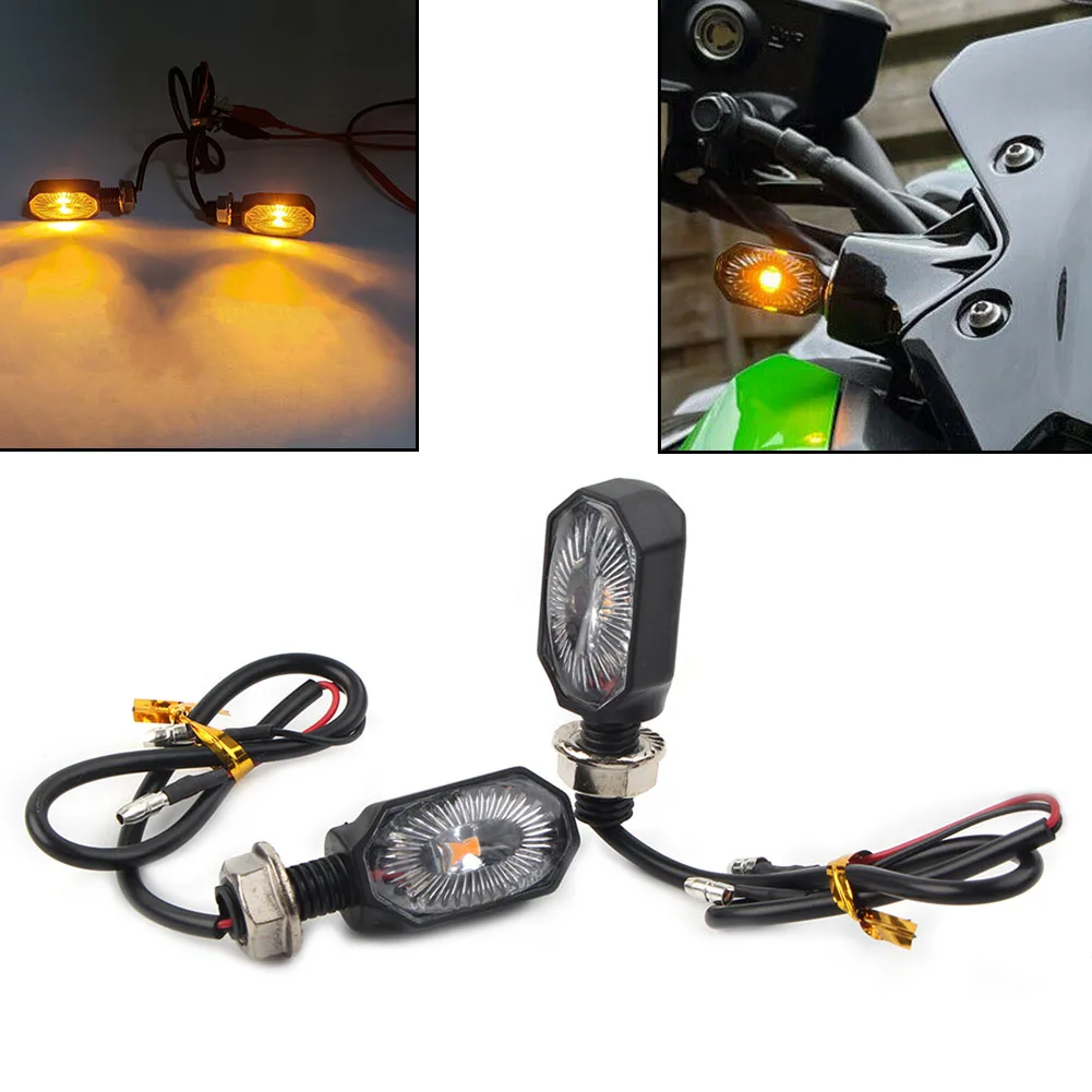 

2 шт., светодиодный мини-указатель поворота для мотоцикла