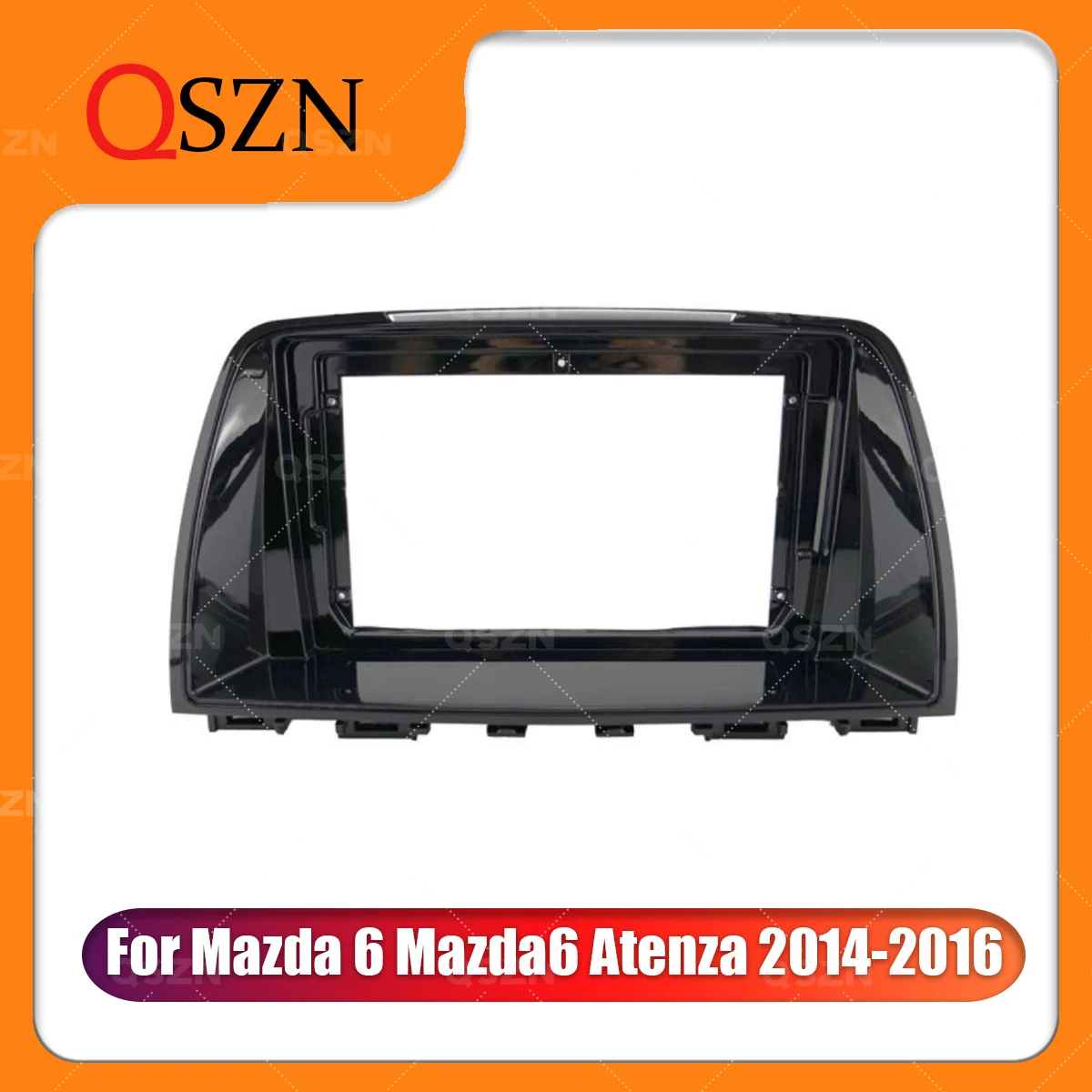 QSZN Car radio Fascias Panel For Mazda 6 Mazda6 Atenza 2014-2016 9 inch Frame Audio Dash Fitting Panel Kit Big Screen 2 Din