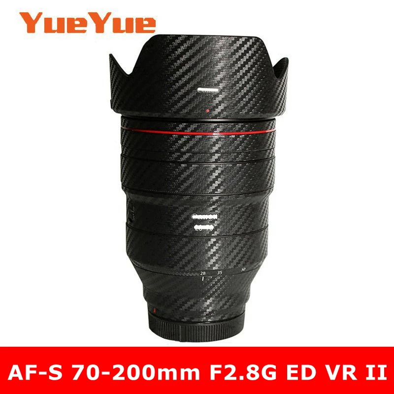 Пленка для защиты от царапин камеры Nikon AF-S 70-200 мм F2.8G ED VR II наклейка на