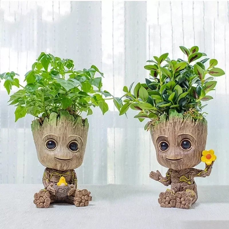 

Creative Home Decoration Accessories Flower Pot Pen Holder Cute Tree Toy Flower Home Gardening Supplies Bird Nest Treant