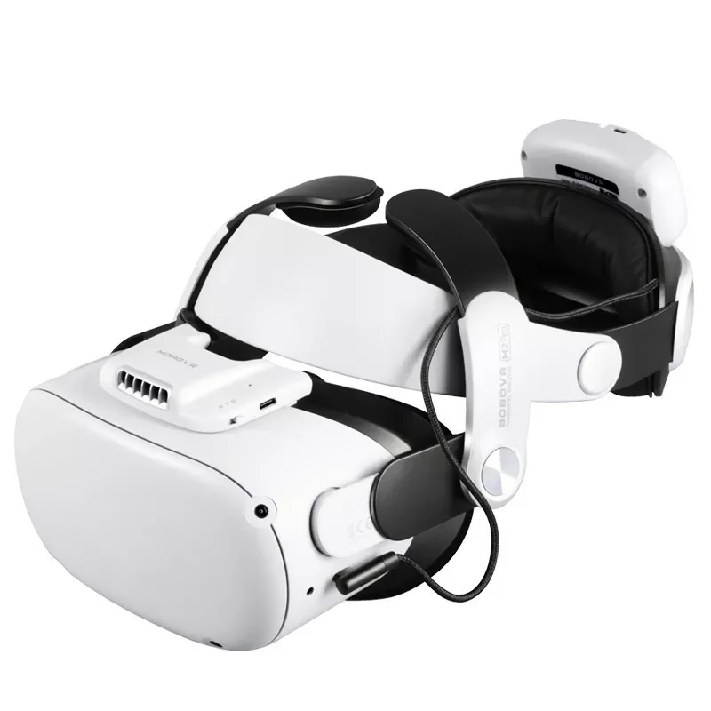 

Новый ремешок для батареи M2 Pro для OCULUS Quest 2 Elite Strap B2, Аккумуляторный блок F2, воздушный вентилятор, интерфейс без тумана C2
