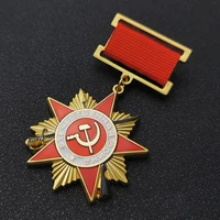 soviet 1942 edition of the order of the guardian medal of the red banner of lenin heroes retro metal badge souvenir collection
