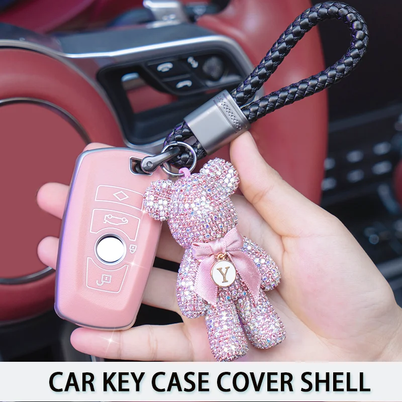 

Car Key Case Cover Shell For Bmw 520 525 F30 F10 F18 118i 320i X3 X4 M3 M4 M5 E34 E90 E60 E36 Interior Decoration Refit Accessor