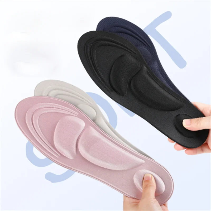 

1 Pair Women Men 4D Memory Foam Orthopedic Insoles Shoes Flat Feet Arch Support Massage Plantar Fasciitis Sports Pad