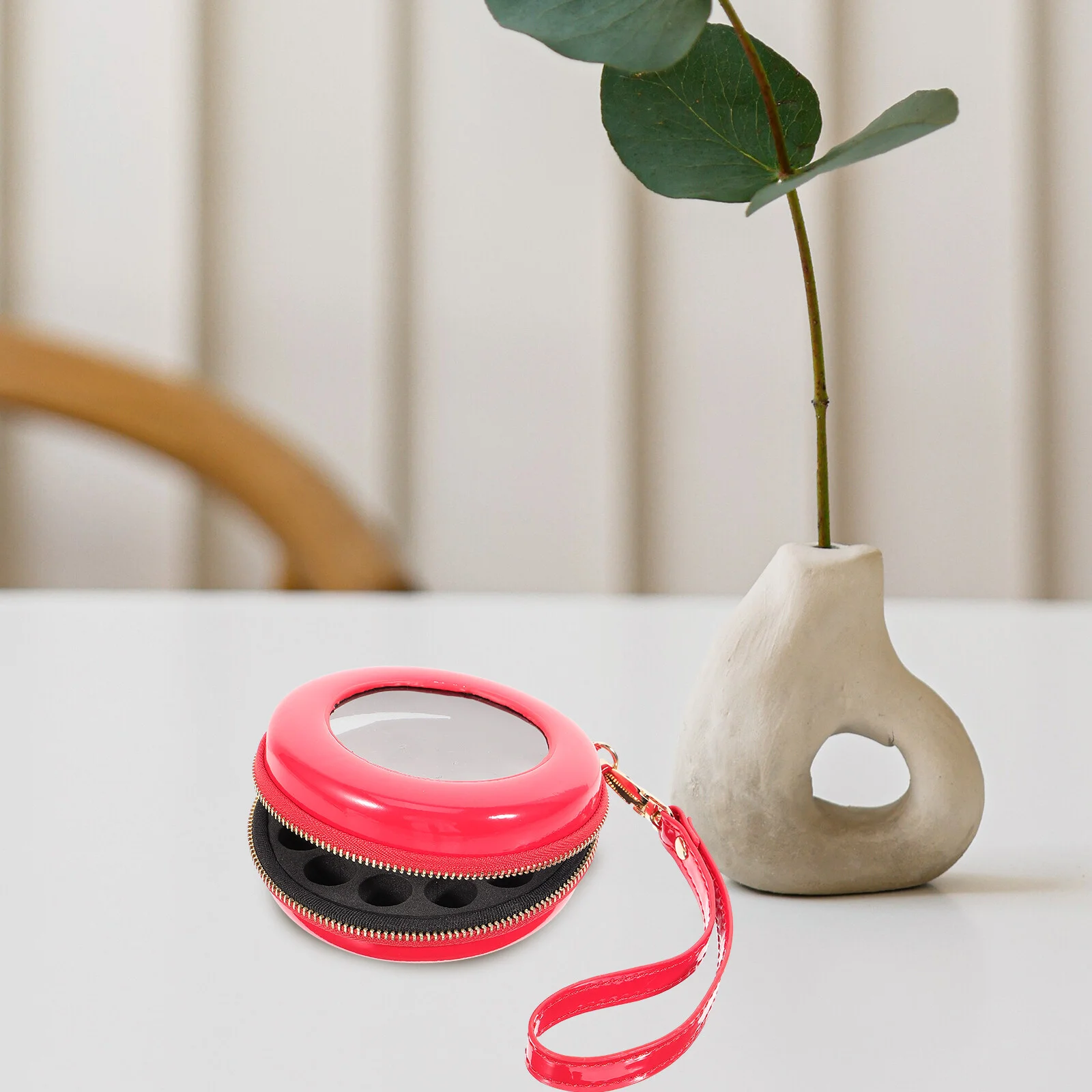 

Travel Makeup Bag Mini Bag Essential Oil Storage Perfume Bottle Vial Bottles Case Pu Holder Organizer Oils Travel