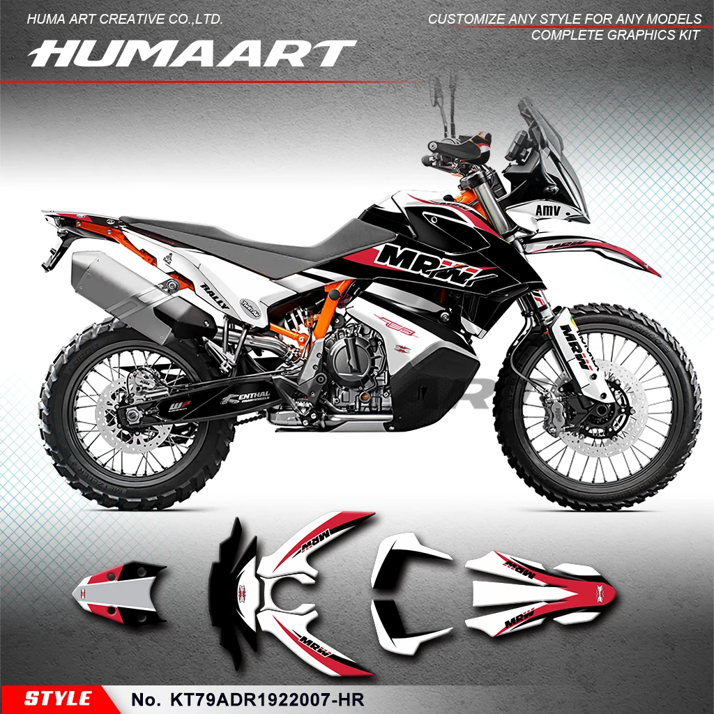 Графический комплект для мотоцикла huпера гоночная наклейка KTM 790 Adventure R ADV 2019 2020