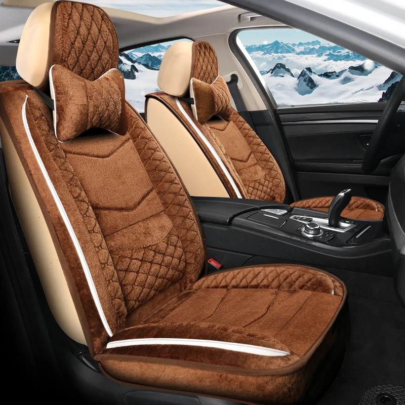 Универсальные зимние автомобильные чехлы на сиденья для Opel Vectra C Astra J K Ford Kuga KA Edge S