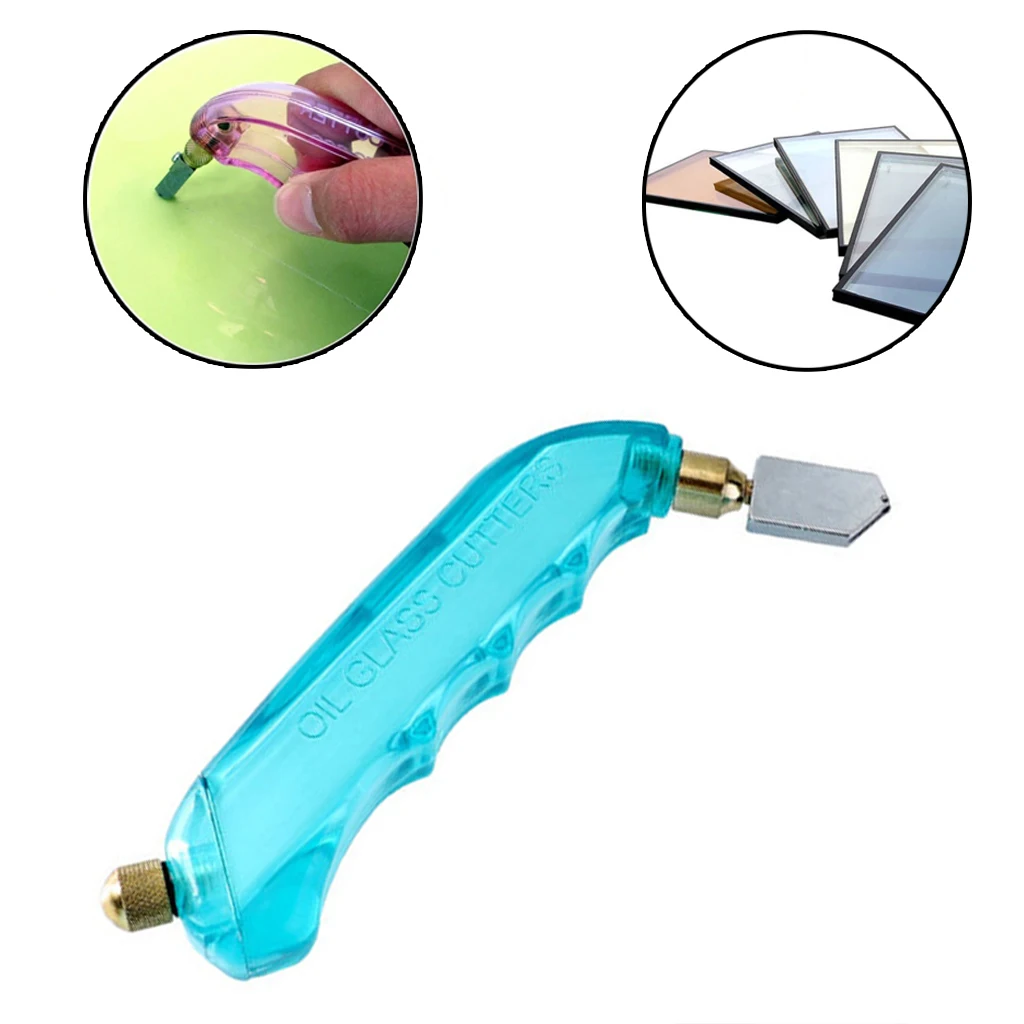 

Pistol Grip Oiled Glass Cutter Tungsten Carbide Stained Glass Cutting Tile Ceramics Wood Professional Construction Hand Tools