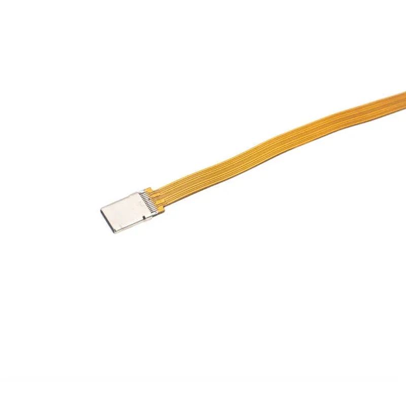 Фото Промышленный водонепроницаемый USB 3.1 разъем IP67/IP68 Type-C с резьбовым быстроразъемным клеммным блоком и защелкивающимся креплением ​ ​ Кабель для передачи данных FPC №4