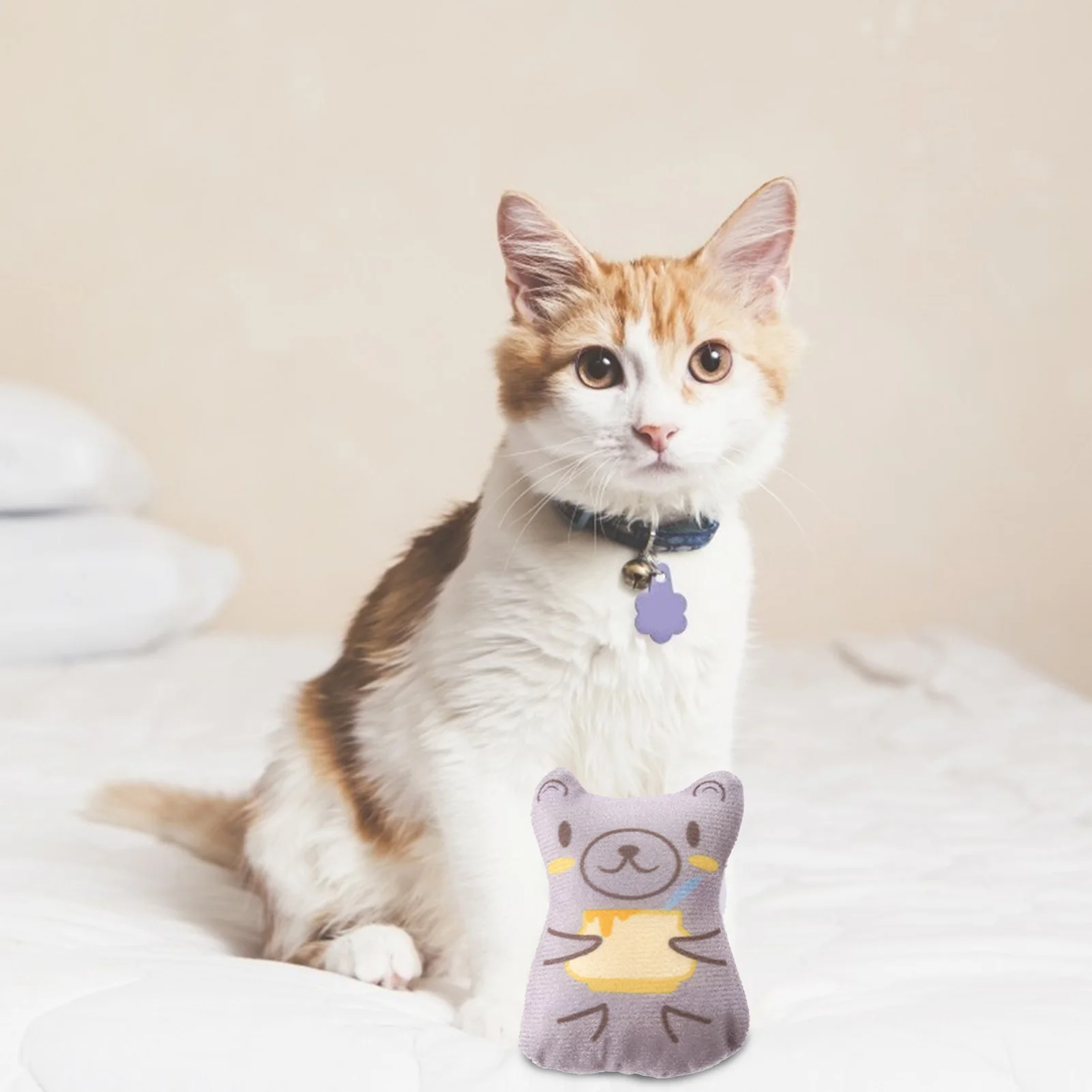 

Детская игрушка С Кошачьей Мятой, товары для кошек, домашних животных, милые игрушки для котят, шлифовальные зубы, плюшевая подушка для боль...