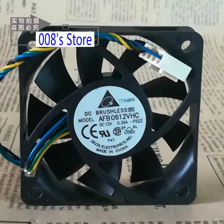 

Новый вентилятор охлаждения ЦП для сервера AFB0612VHC 6*6*1,3 см 60*60*13 мм 12 В 1000 А-P52Z охлаждение с двумя шарикоподшипниками 45005% ~ об/мин
