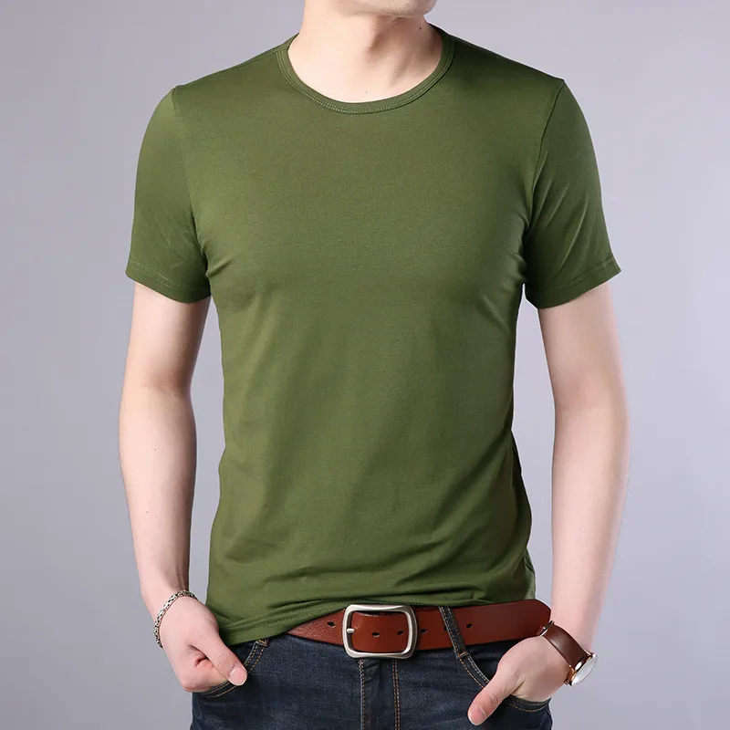 

2391- R-new men's fashion casual half-sleeve T-shirts, new summer casual business