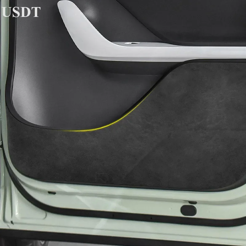 Для Mercedes Benz Smart # 1 один 2023 2024 верхняя замшевая крышка для двери автомобиля