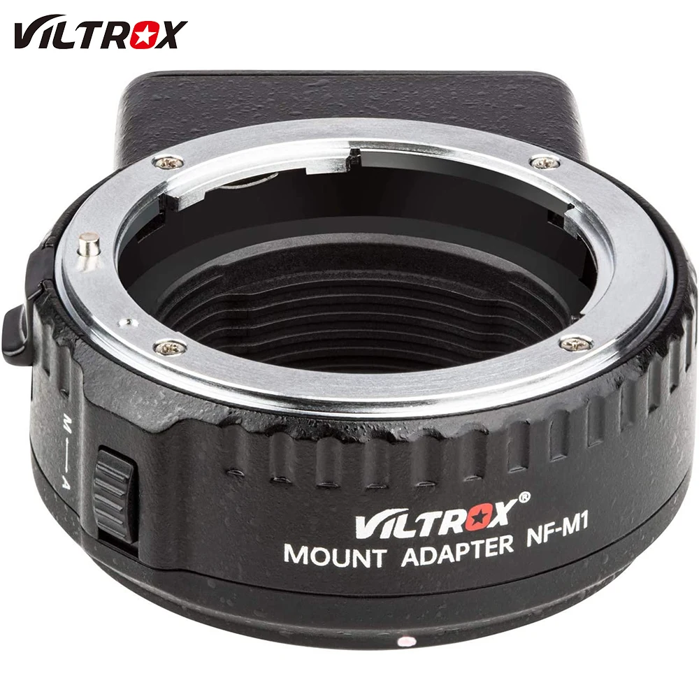 VILTROX NF-M1 Auto Focus Lens Adapter Ring for Nikon F Lens to M4/3 Camera Panasonic GH4 GH5 GX1 GX7 E-M5 E-PL5 Pen-F BMPCC 4K