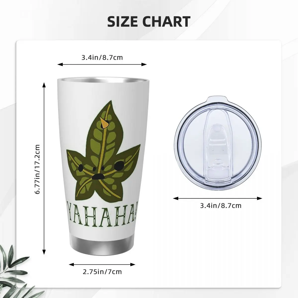 Фото Стакан Yahaha Korok из нержавеющей стали, кружка с вакуумной изоляцией, термохолодные чашки, соломинки с крышкой, 20 унций №2