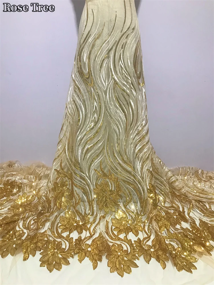 Рисунок 3 - Африканская кружевная ткань с блестками 2023