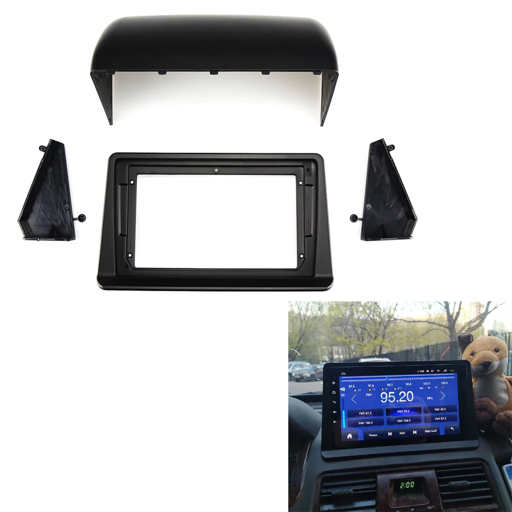 

2 Din 9 Inch For Mitsubishi Pajero Montero V31 Cheetah Car Radio Fascia Kingbox Stereo Frame Plate Adapter Navigation Panel Box