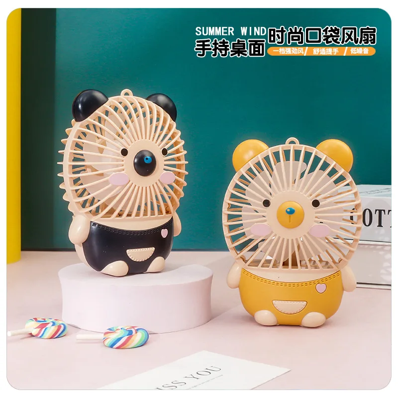 

Portable Ventilador Mini Recargable Hand Fan Rechargeable Small Portable Fan Mini Summer Gadget Cat Design Vute Fans for Kids