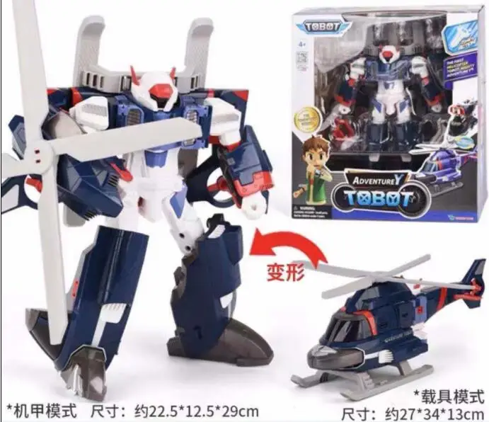 

ABS Tobot Transformation Robot Toys Korea Cartoon Brothers Anime Tobot Deformation Car Airplane Toys for Child Gift 11