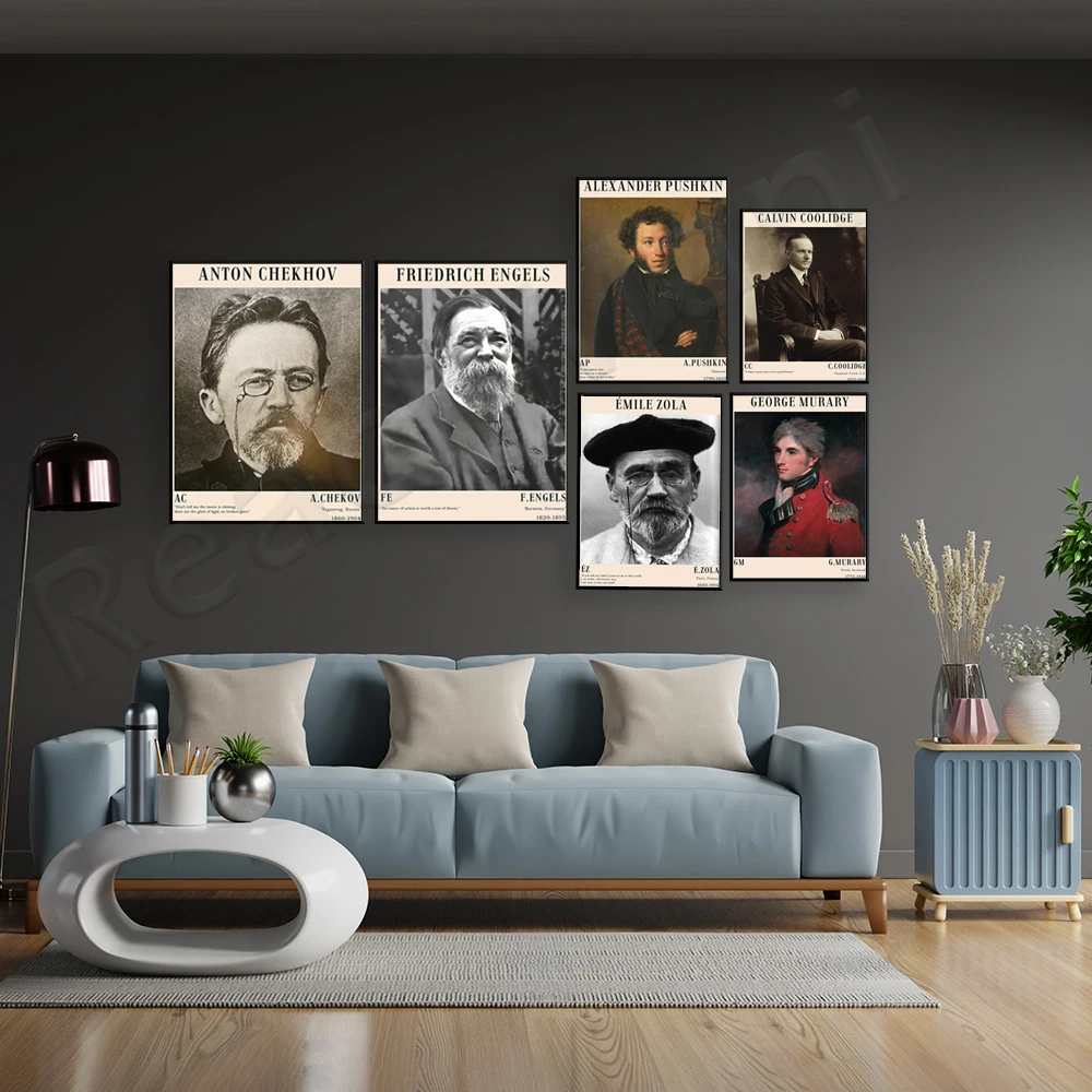 Александр Пушкин писатель Антона Чехов Емиль Зола Калвин Холоддж Джордж Мурли