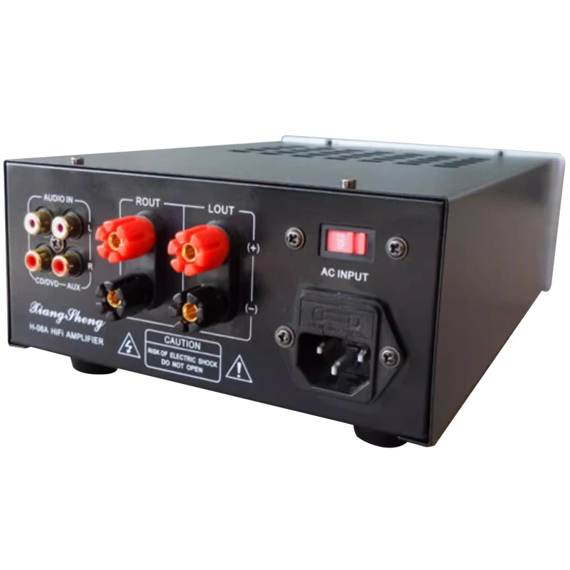 AIYIMA SMSL H-06A комбинированный тип HiFi усилитель 30 Вт 2 0 LM4766T 6J1 ламповый для наушников