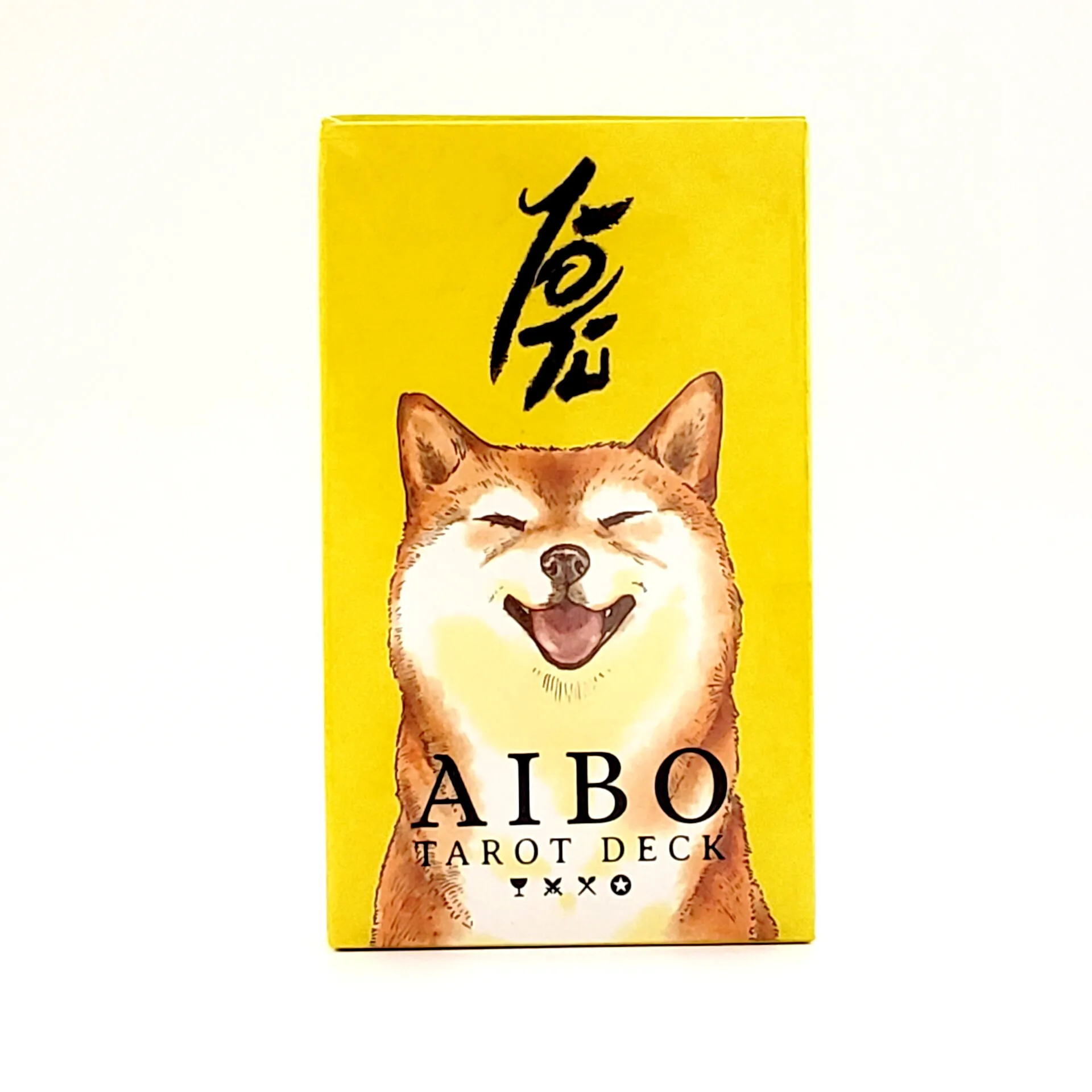 Aibo-baraja de Tarot con 78 cartas para padres e hijos, juego de mesa de adivinación con diseño de perro vivo y encantador, gran oferta