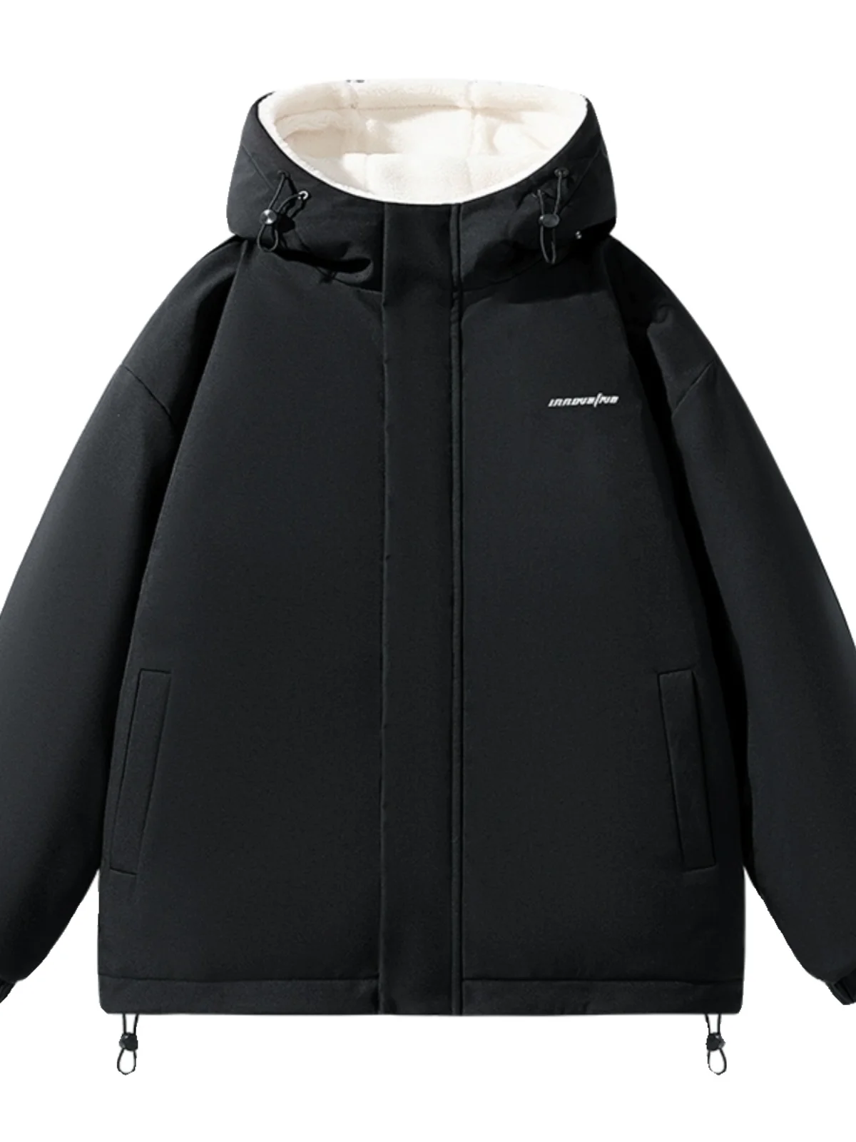 Верхняя одежда из овечьей шерсти. Женская двусторонняя в тон. Куртка на хлопковой