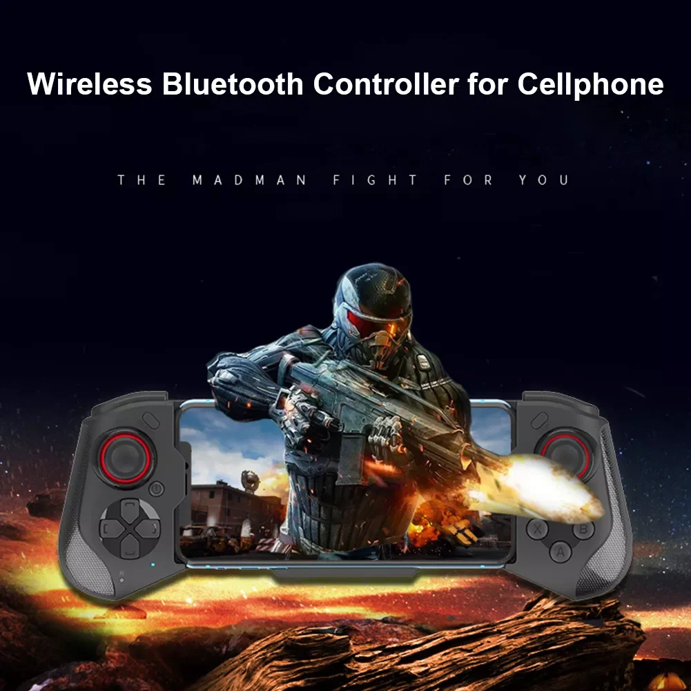 

NEW2023 Wireless Controller Gamepad Game Joypad Joystick Controller for PUBG Mobile iOS Android Phone Console Games Accessories