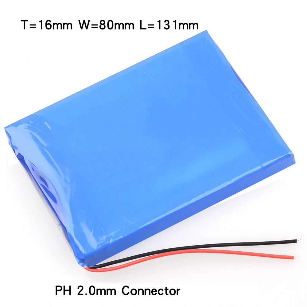 Easylander 3,7 V 23000mAh перезаряжаемая литий-полимерная батарея 86126135 PH 2,0 2-контактный разъем