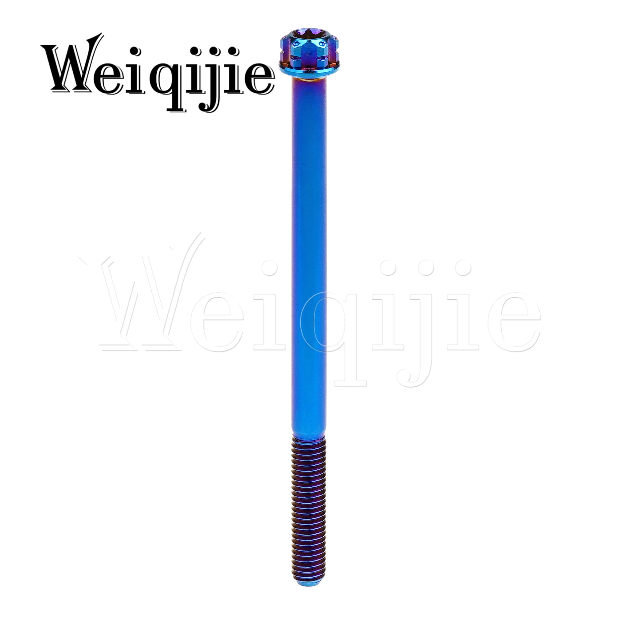Титановые болты Weiqijie, стандартные маленькие винты с фланцем T25 и звездообразной головкой для икры, крышка двигателя, мотоцикла