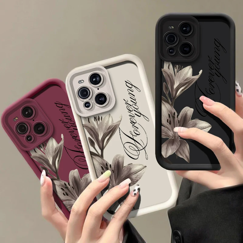 Фото Мягкий силиконовый чехол для телефона Motorola Moto G100 E40 E32 E14 E13 G05 G85 G14 G06 G56 G86 с цветочным узором, противоударный чехол №2