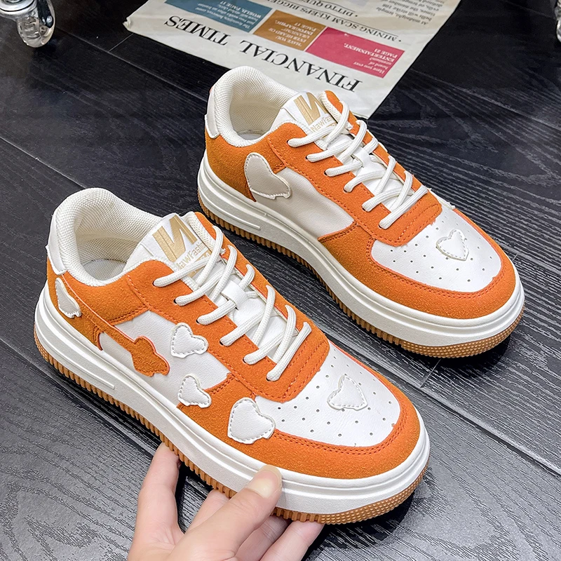 

2022 Lace Up Women Sneakers Light Flat Shoes Ladies Outdoor Casual Color Matching Luxury Vulcanize Shoes Women Zapatillas Mujer