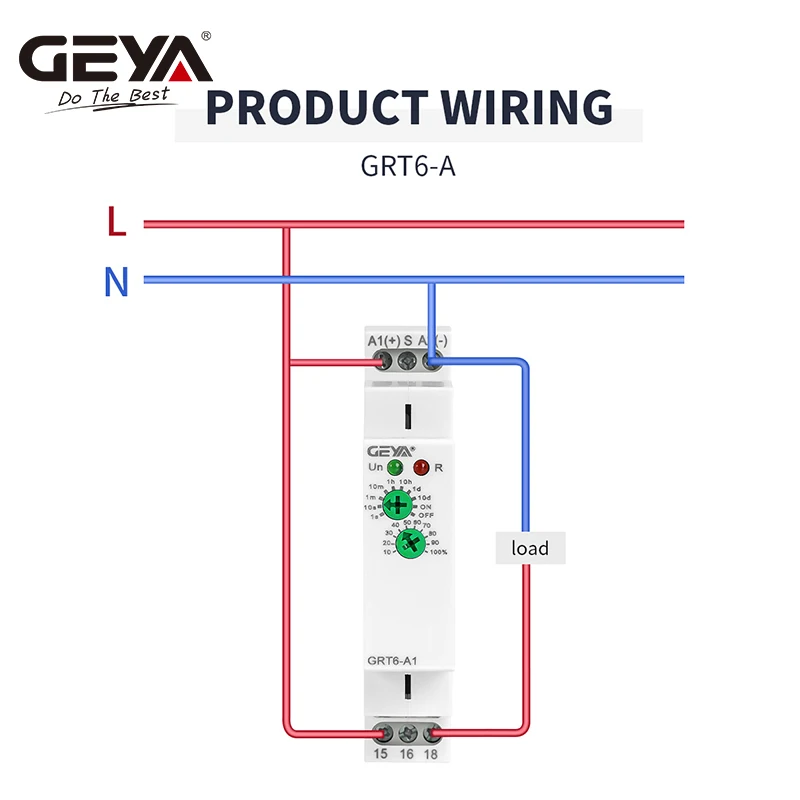 GEYA GRT6-AB Реле времени задержки 10A 220V