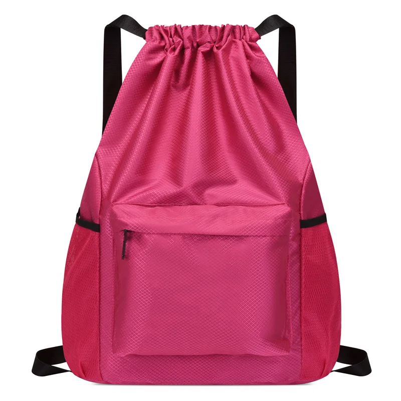 

2022 HOT Drawstring Backpack School Back Pack For Teenager Women Men Fashion School Gym Drawstring Bag Casual String Knapsack