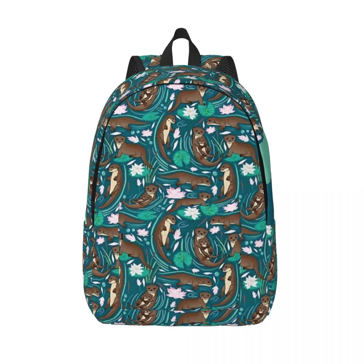 

How We Love Each Otter Woman Small Backpacks Boys Girls Bookbag Fashion Shoulder Bag Portability Laptop Rucksack School Bags