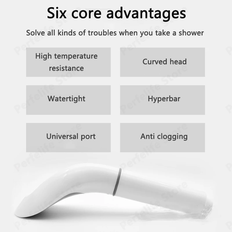 Ручная насадка для душа с функцией экономии воды под высоким давлением дома