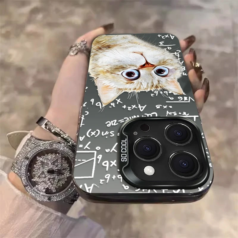 Фото Чехол Thinking Surprised Cat для Samsung Galaxy A24 A33 A34 A14 A13 A23 A55 A15 A35 A25 A05 A05S 5G A54 A53 A32 A52 A52S Cover №4