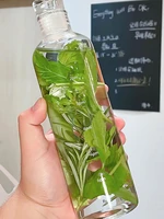 glass graduated water bottle glass milk cup with clear time scale heat resistant wide mouth sports large water bottle