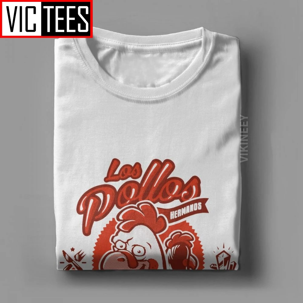 Мужская футболка с принтом The Chicken Brothers Los Pollos Hermanos Breaking Bad одежда из чистого хлопка