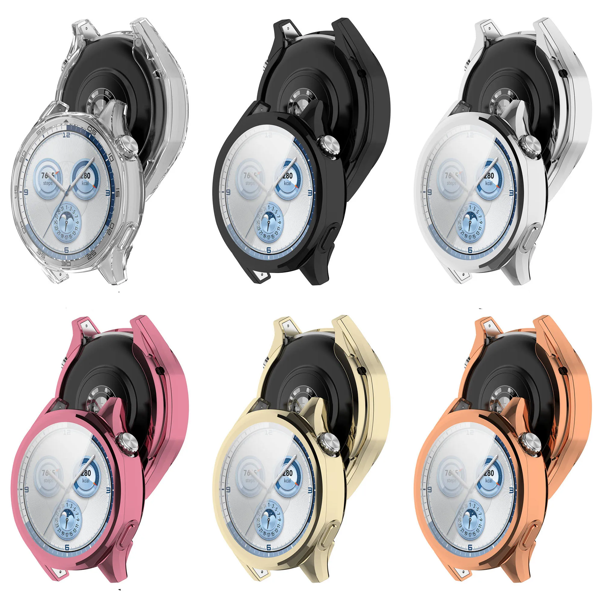 Защитный чехол из ТПУ для Huawei Watch GT5 46 мм/GT5 Pro мм полноэкранный защитный