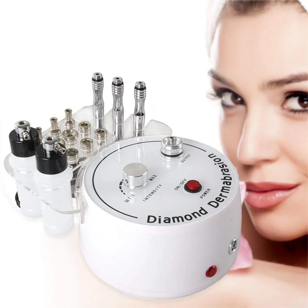 Diamond Microdermabrasion Beauty Machine Vacuum Suction Tool Water Spray Facial Moisten Face Exfoliate Skin Peeling