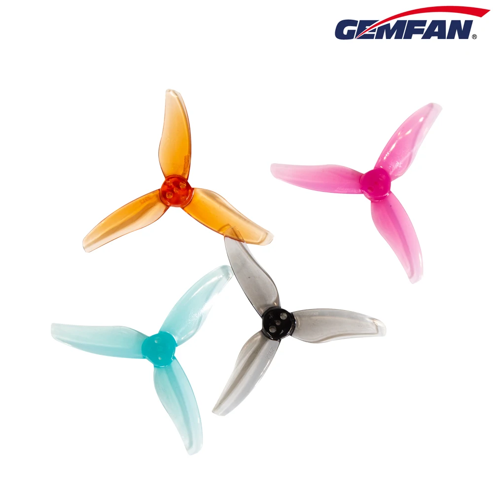

24 Pcs /12Pairs Gemfan Hurricane 2512 2Inch 3-Blade Propeller 3 Holes 1.5mm Props FPV Propeller for FPV Racing Toothpick Drone