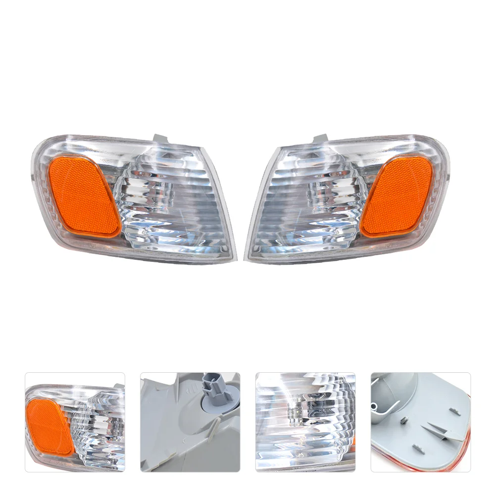 

2Pcs Turn Easy Install Premium Useful Corner Lamp Direction Indicator Lamp Turn for Vehicle Car