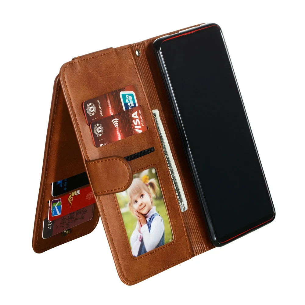

Redmi Note 10 Pro 9T Capa Leather Wallet Zipper for Funda Xiaomi Mi 10T Case 11 Lite T 9 10 T10 T9 11i Flip Cover 10t 5G