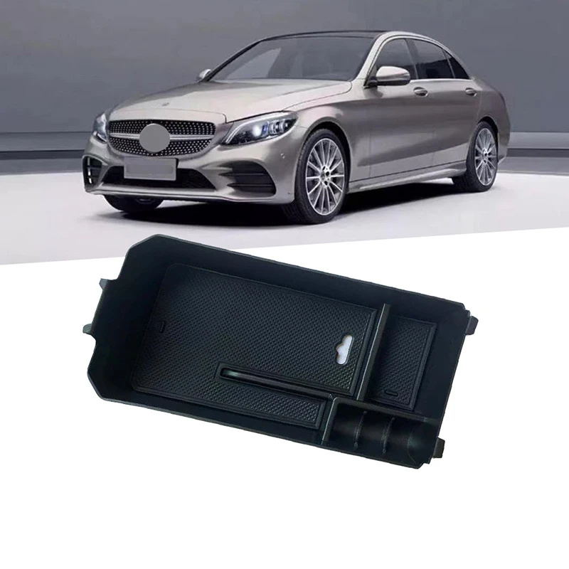 

For Mercedes Benz C GLC Class C200 C180 GLC250 MB W205 X253 Central Control Console Armrest Box Storage Box Interior Accessories