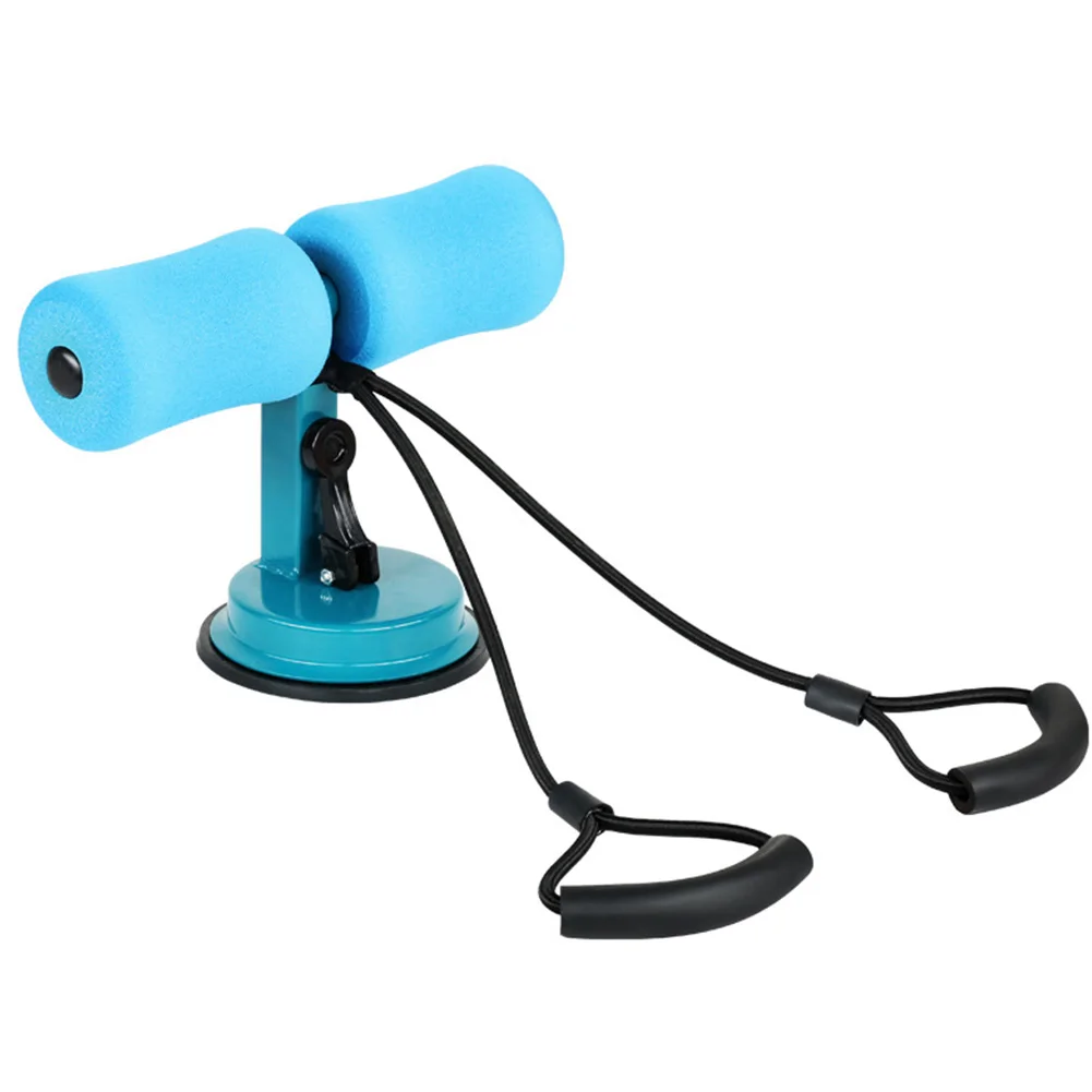 

2pcs/set Home Gym Situp Bar Push-up Assistant Slimming Body Building Fitness Aid Tension Rope Self-suction Ab Rollers Floor