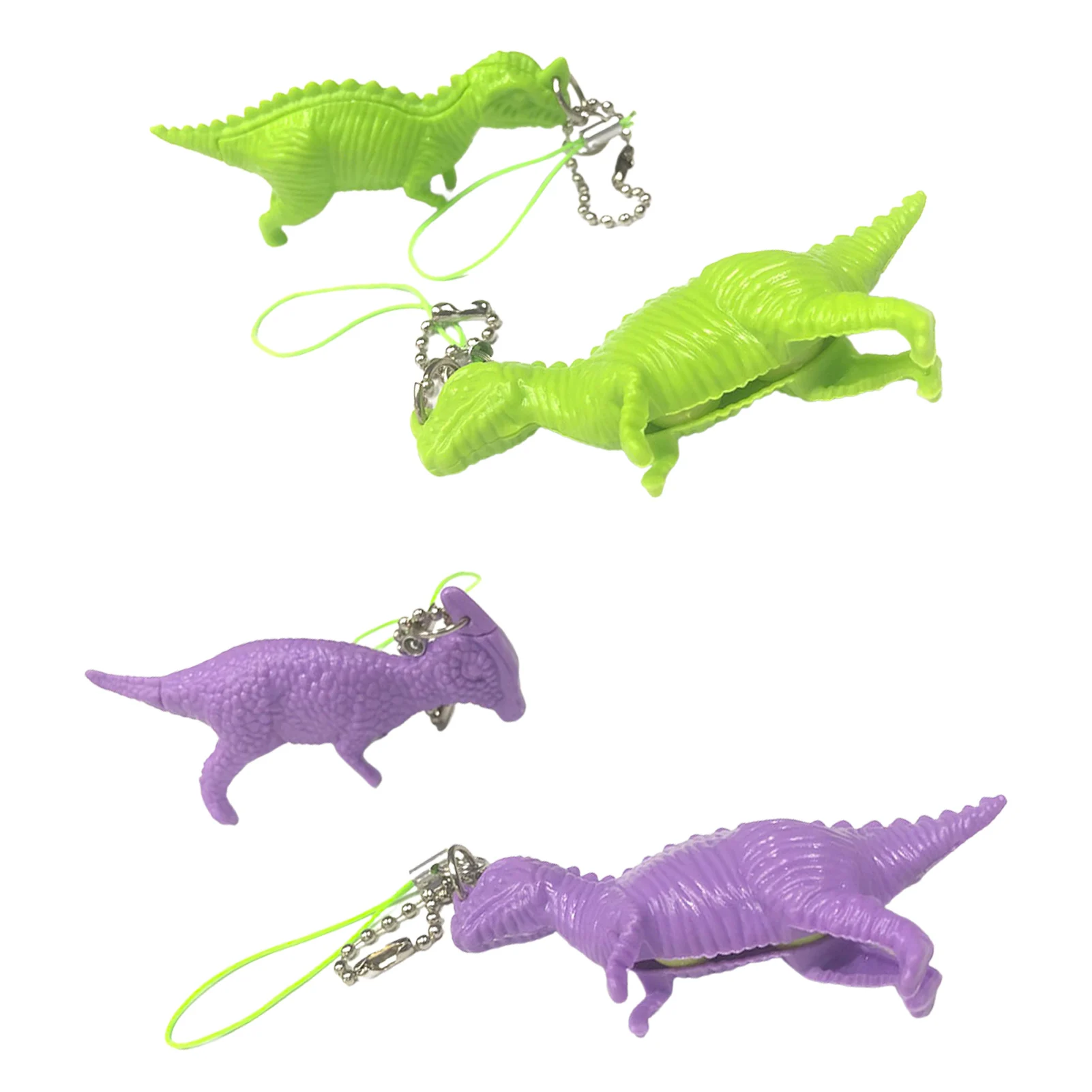 

Push-Bubble Fidgets Toy 2 PCS Dinosaur Key Chain For Reducing Anxiety Calm Down Toys Fidgeting Pack Great Gift For Adults Teens