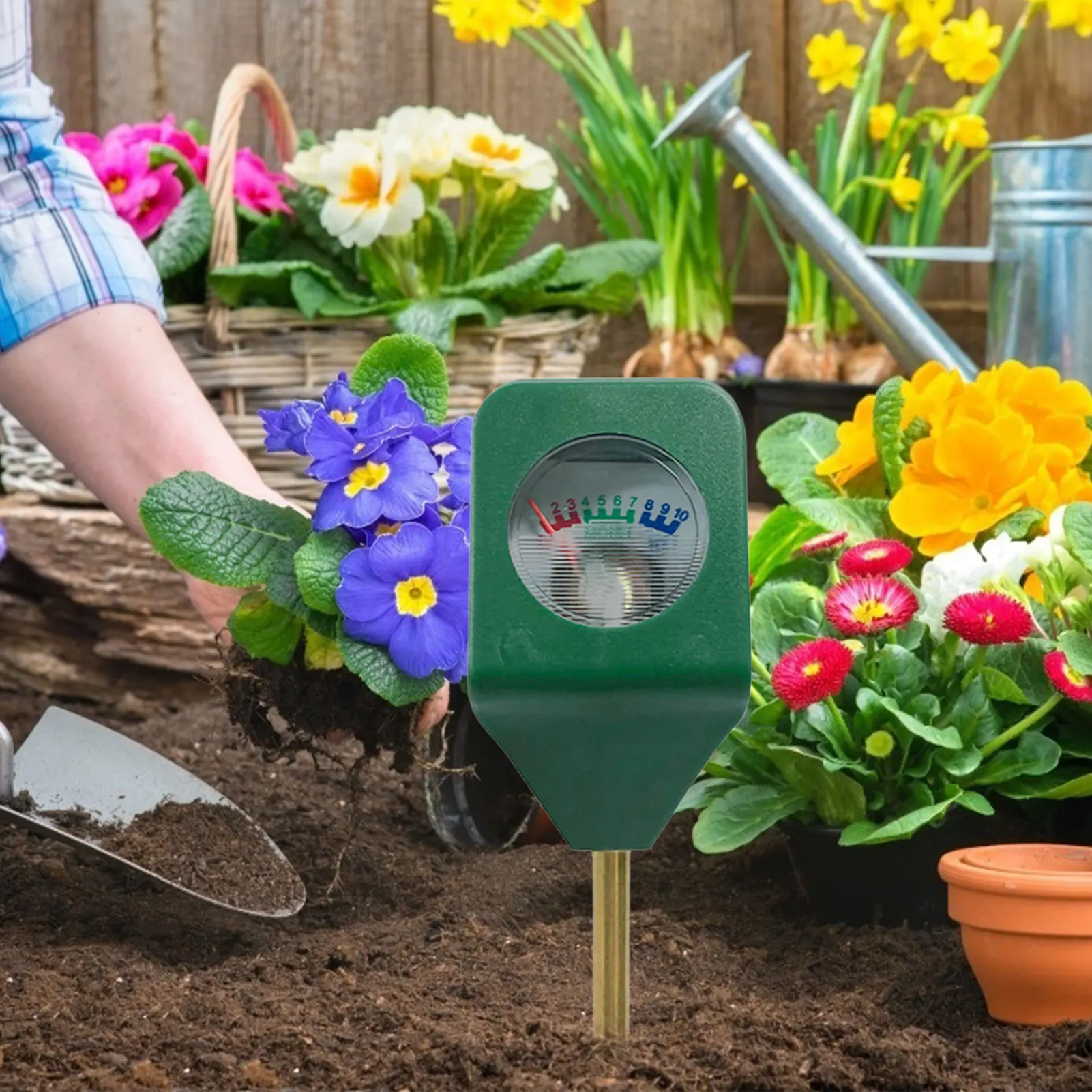 3 в 1 Ph-метр для измерения влажности почвы и освещенности |